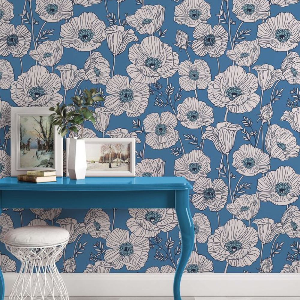 Dark Floral Wallpaper