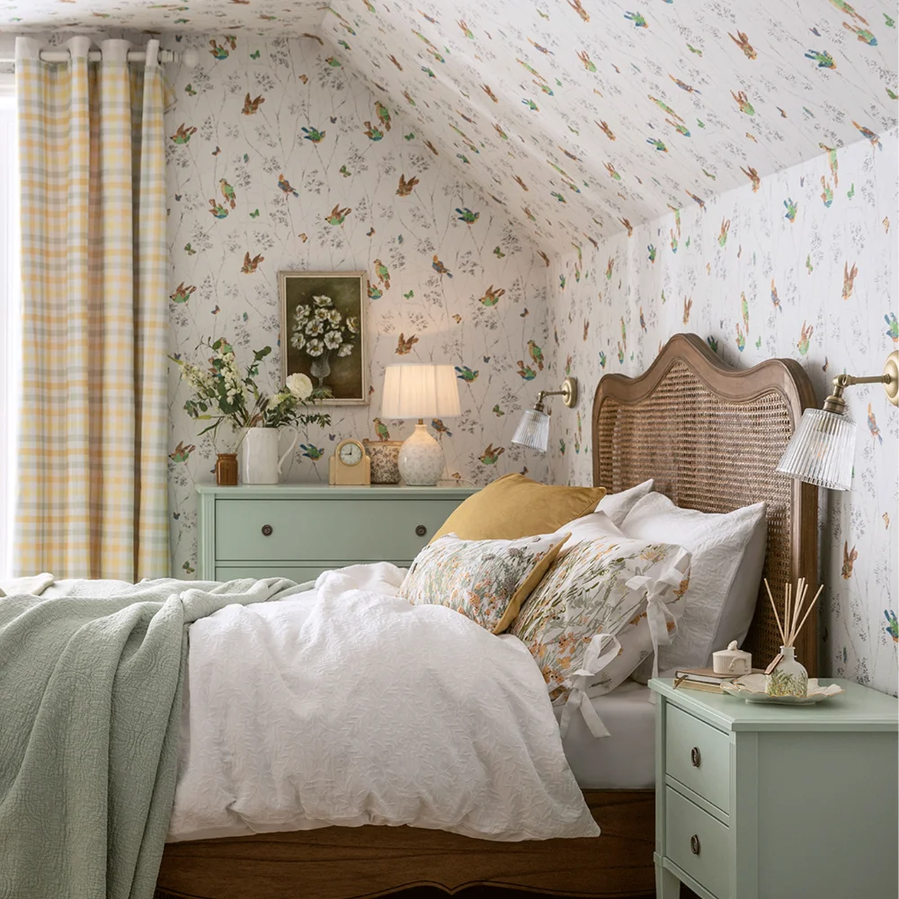 bedroom ceiling wallpaper​