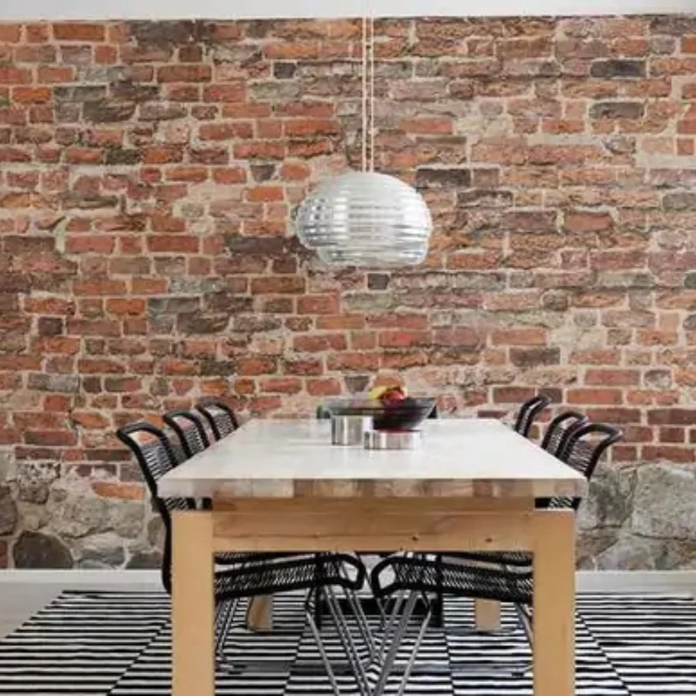 brown brick wallpaper​ Dubai