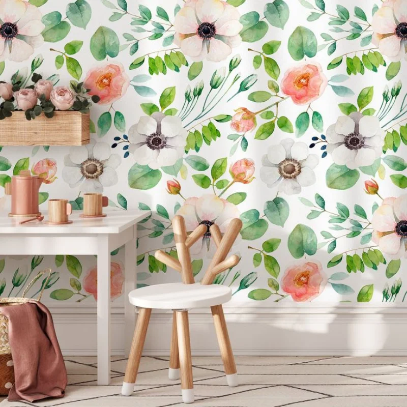 Watercolor Floral Wallpaper