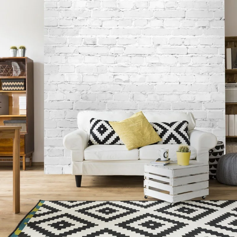 White Brick Wallpaper Dubai