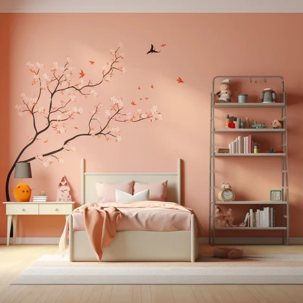 wall painting designs for bedroom​