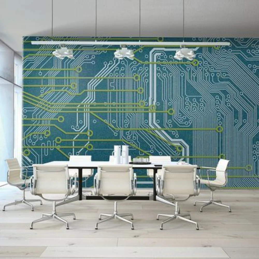 3d wallpaper for office wall