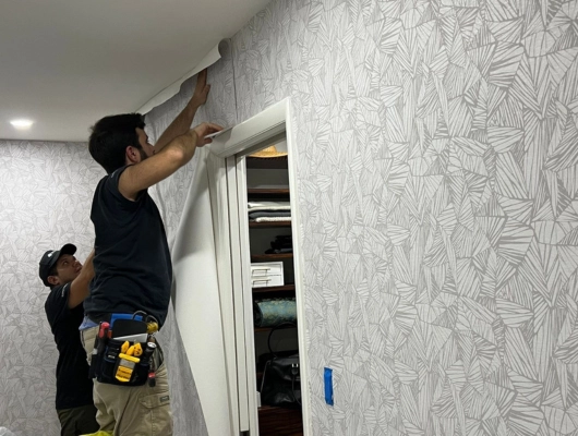 office wallpaper fixing Dubai
